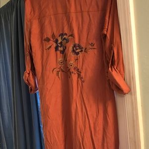 Style House Shirt Dress